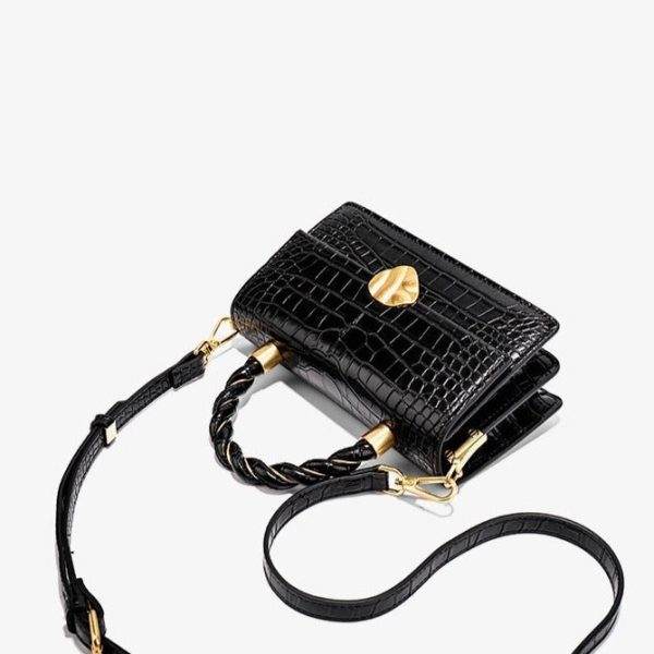 1232c22f-b51b-4939-af12-f47da5120212_trans Women's Crocodile Pattern On Genuine Leather Small Bags