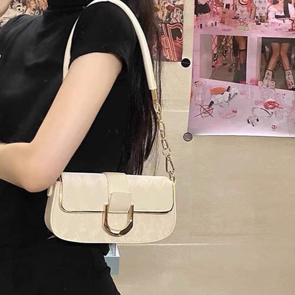 37162b9a-8482-4ee8-90ec-b5adf40bca2d Chain Small Square Bag Shoulder Crossbody Underarm Bag