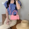 59296eb0-255f-43f4-9794-845eeb7f486a New Minority Fashion Square Solid Color Casual Shoulder Messenger Bag For Women