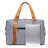 98a2228b-513c-480c-abf7-0c4254a7f1d6 Women's Canvas Striped Travel Bag