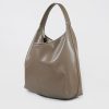 Khaki Autumn And Winter Soft Casual Large Capacity Zipper Tote Bag