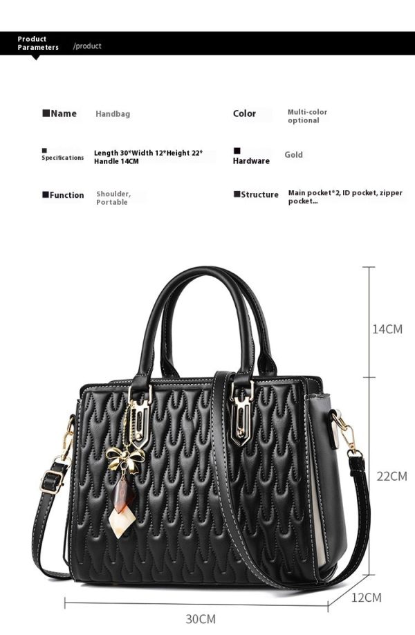 dbd12b10-34c8-48c4-bf0d-9d73c911fb05 Women's Large-capacity Simple Shoulder Messenger Bag