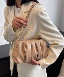 0fe70f7b-1734-4109-b271-6f3e1e92e0a6 Small Soft PU Leather Underarm Handbags