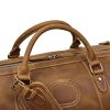 143940766895 Leather large capacity luggage bag