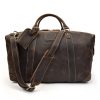 53308320712898 Leather large capacity luggage bag