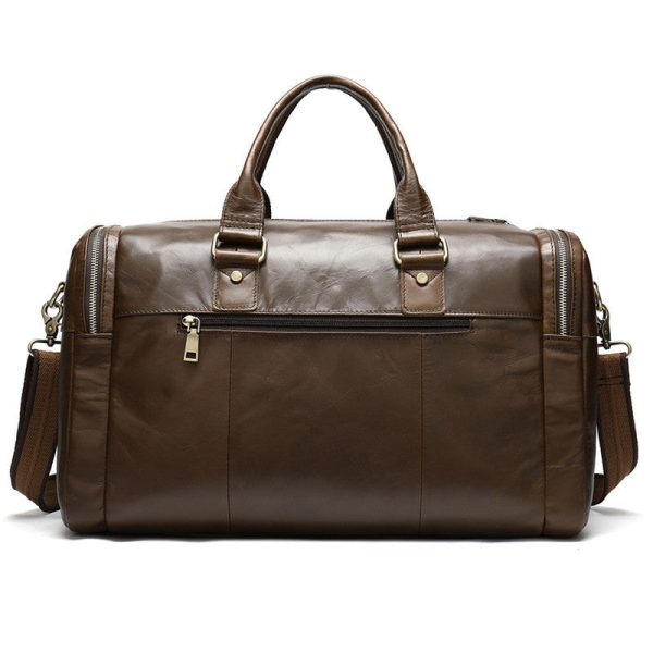 971519206452 Leather travel bag
